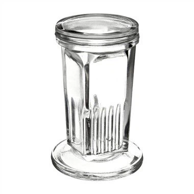 Glazen Coplin-kleurpot